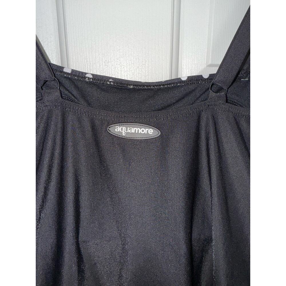 Aquamore Chlorine Resistant Skater Swimdress One Piece Swimsuit - size 14 - SW5 - Picture 6 of 12